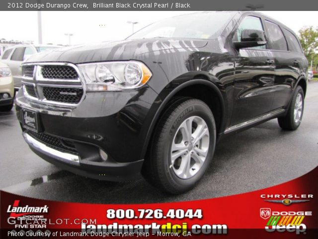 2012 Dodge Durango Crew in Brilliant Black Crystal Pearl