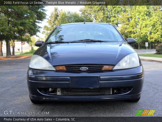 2003 Ford Focus LX Sedan in Twilight Blue Metallic