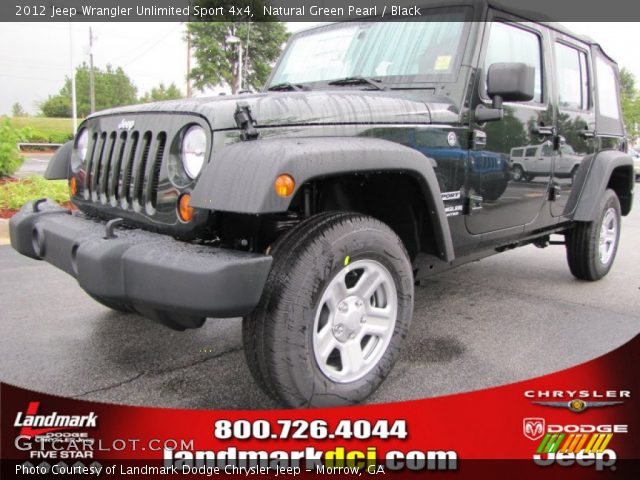 2012 Jeep Wrangler Unlimited Sport 4x4 in Natural Green Pearl
