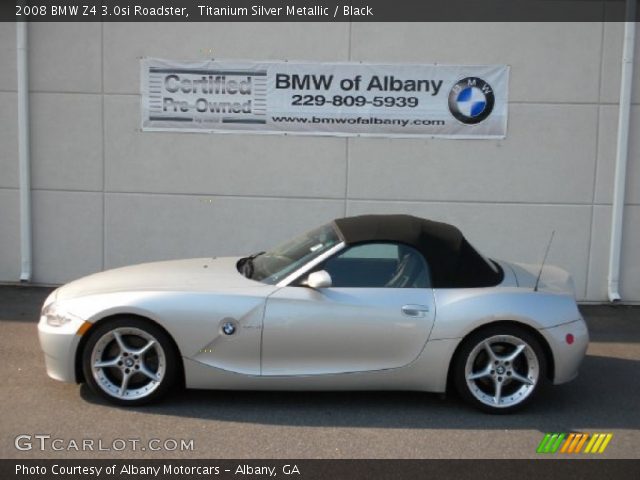 2008 BMW Z4 3.0si Roadster in Titanium Silver Metallic