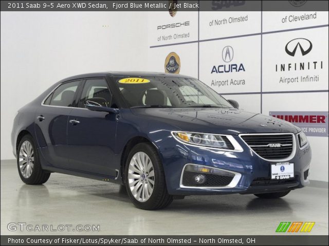 2011 Saab 9-5 Aero XWD Sedan in Fjord Blue Metallic