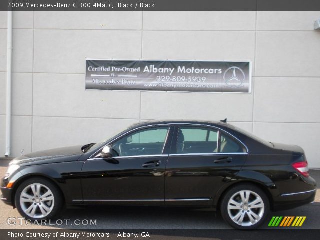 2009 Mercedes-Benz C 300 4Matic in Black