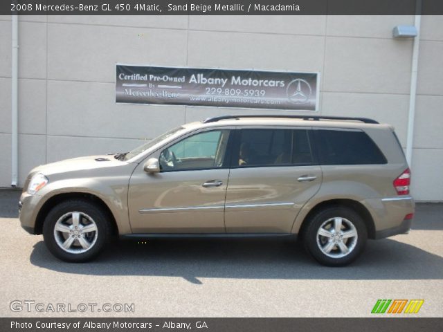 2008 Mercedes-Benz GL 450 4Matic in Sand Beige Metallic