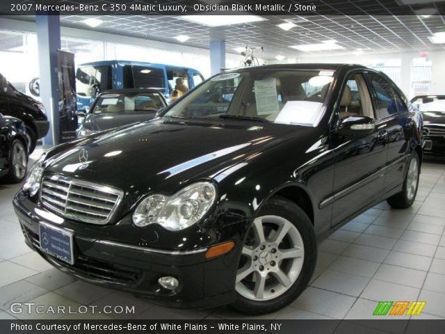 2007 Mercedes-Benz C 350 4Matic Luxury in Obsidian Black Metallic