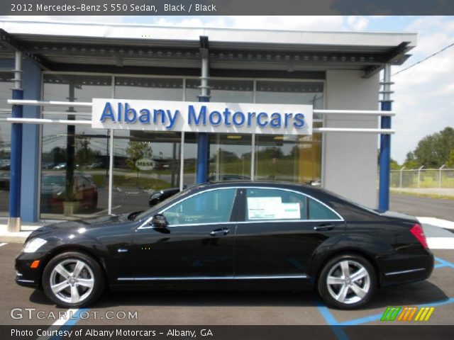 2012 Mercedes-Benz S 550 Sedan in Black