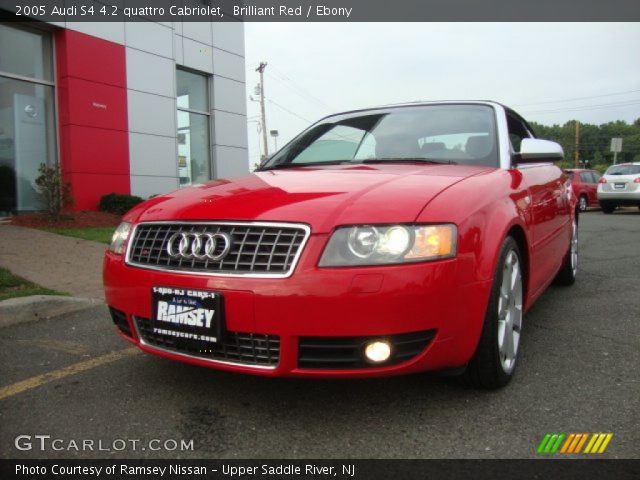 2005 Audi S4 4.2 quattro Cabriolet in Brilliant Red