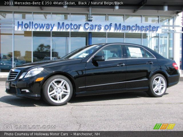 2011 Mercedes-Benz E 350 4Matic Sedan in Black