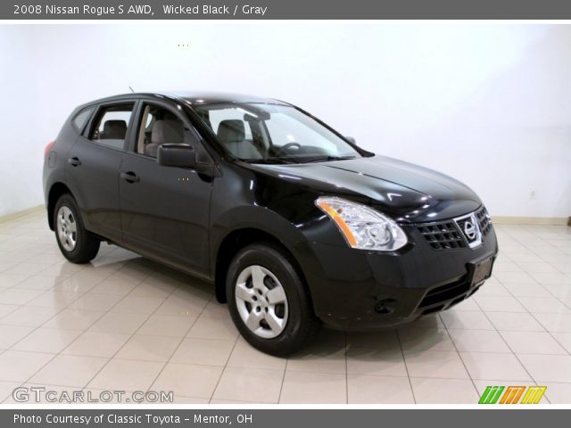 2008 Nissan Rogue S AWD in Wicked Black