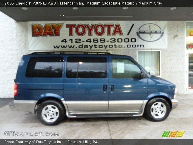 2005 Chevrolet Astro LS AWD Passenger Van in Medium Cadet Blue Metallic