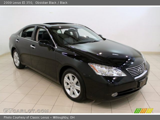 2009 Lexus ES 350 in Obsidian Black