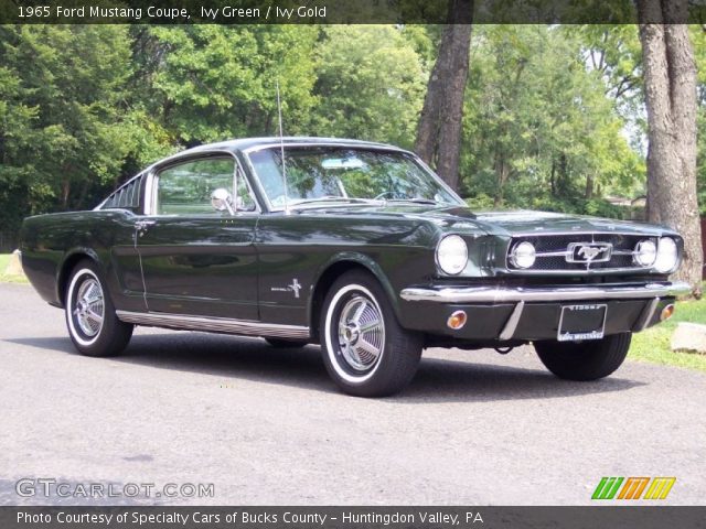 1965 Ford Mustang Coupe in Ivy Green