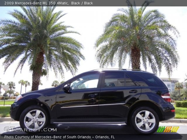 2009 Mercedes-Benz ML 350 4Matic in Black