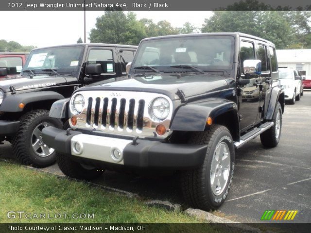 2012 Jeep Wrangler Unlimited Sahara 4x4 in Black