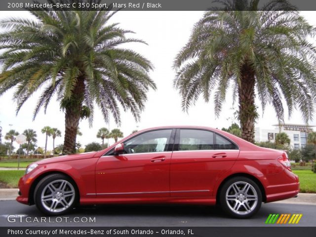 2008 Mercedes-Benz C 350 Sport in Mars Red