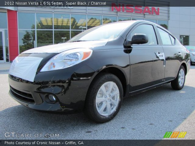 2012 Nissan Versa 1.6 SL Sedan in Super Black