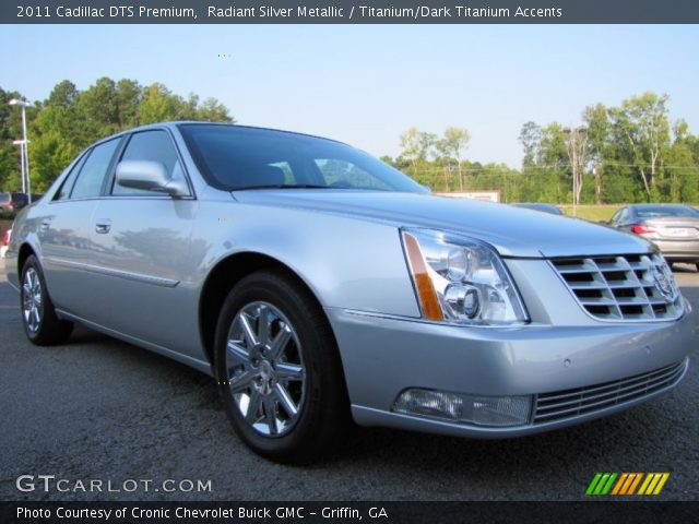 2011 Cadillac DTS Premium in Radiant Silver Metallic