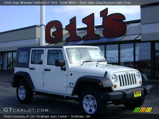 2009 Jeep Wrangler Unlimited X 4x4 in Stone White