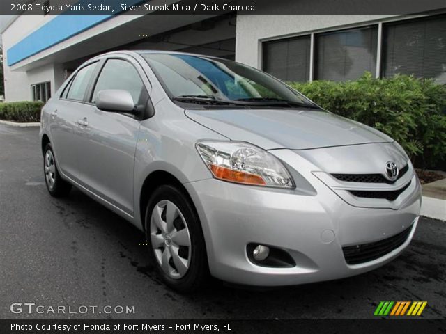 2008 Toyota Yaris Sedan in Silver Streak Mica