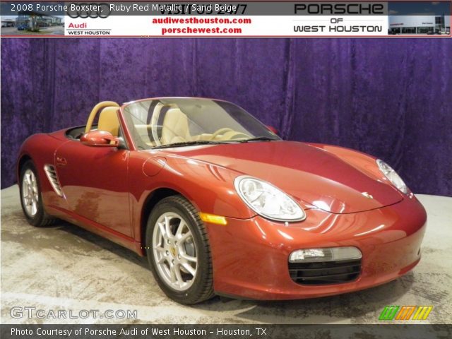 2008 Porsche Boxster  in Ruby Red Metallic