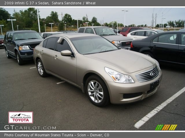 2009 Infiniti G 37 x Sedan in Sahara Sandstone