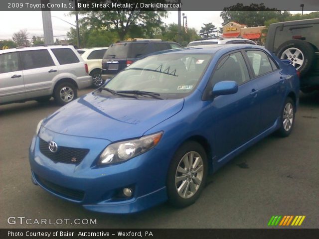 2009 Toyota Corolla S in Blue Streak Metallic