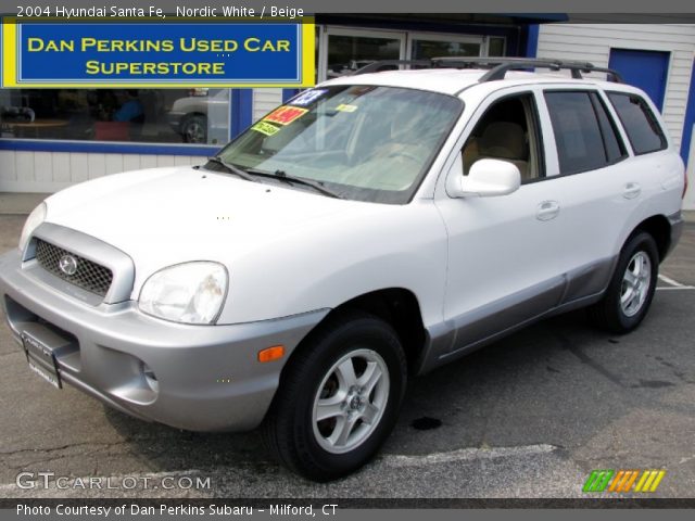 2004 Hyundai Santa Fe  in Nordic White