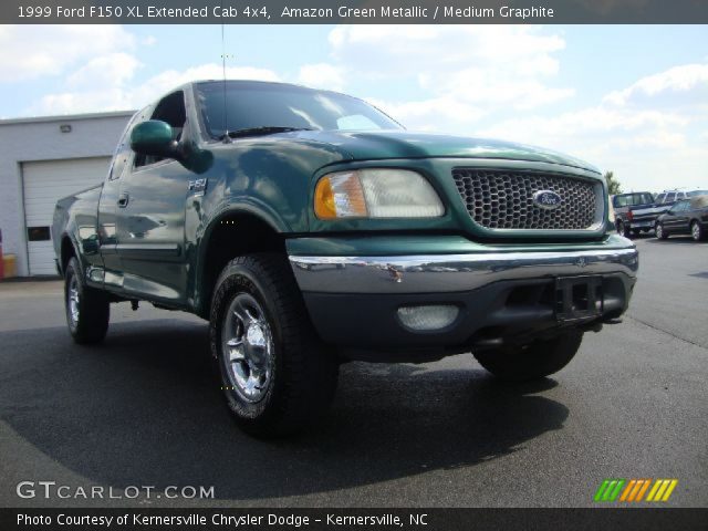 1999 Ford F150 XL Extended Cab 4x4 in Amazon Green Metallic