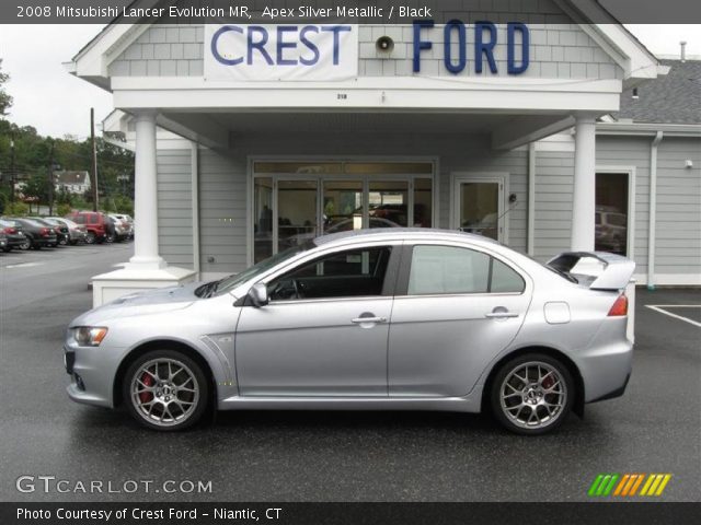 2008 Mitsubishi Lancer Evolution MR in Apex Silver Metallic