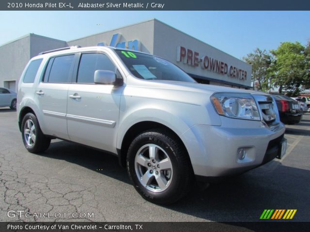 2010 Honda Pilot EX-L in Alabaster Silver Metallic