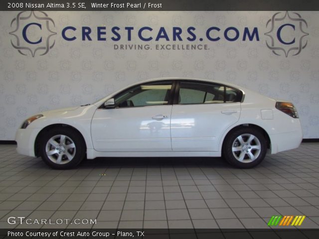 2008 Nissan Altima 3.5 SE in Winter Frost Pearl