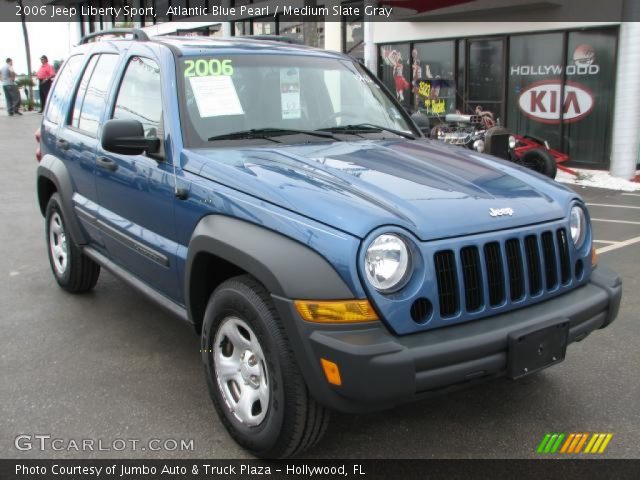 2006 Jeep Liberty Sport in Atlantic Blue Pearl