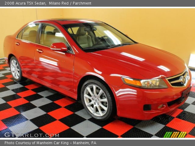 2008 Acura TSX Sedan in Milano Red