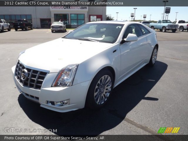 2012 Cadillac CTS Coupe in White Diamond Tricoat