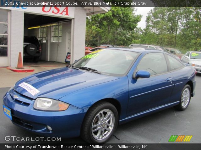 2003 Chevrolet Cavalier LS Sport Coupe in Arrival Blue Metallic