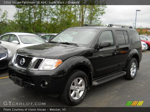 2008 Nissan Pathfinder SE 4x4 in Super Black