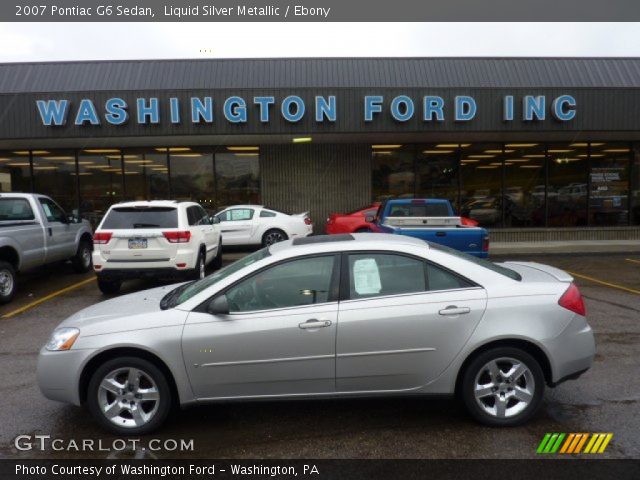 2007 Pontiac G6 Sedan in Liquid Silver Metallic