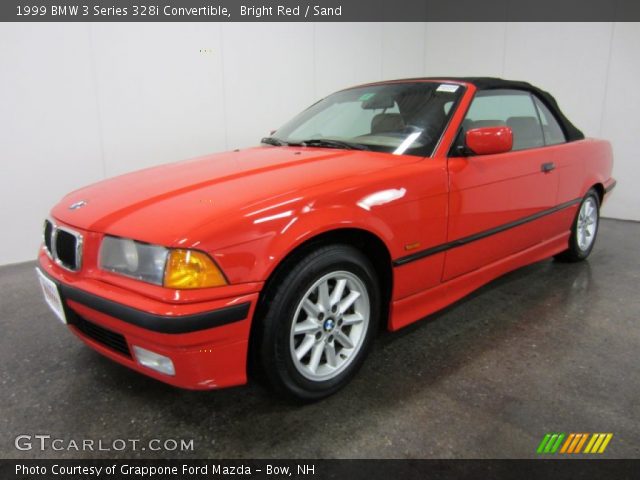 1999 BMW 3 Series 328i Convertible in Bright Red