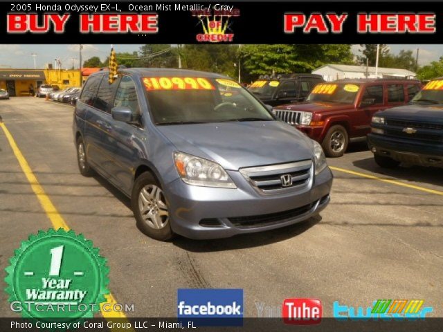 2005 Honda Odyssey EX-L in Ocean Mist Metallic