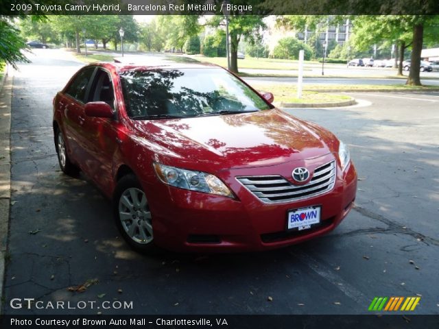 2009 Toyota Camry Hybrid in Barcelona Red Metallic
