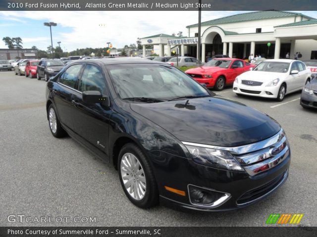2010 Ford Fusion Hybrid in Atlantis Green Metallic