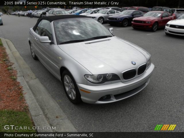 2005 BMW 3 Series 325i Convertible in Titanium Silver Metallic