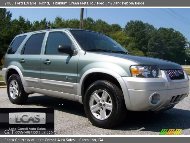 2005 Ford Escape Hybrid in Titanium Green Metallic