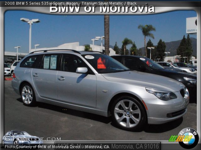 2008 BMW 5 Series 535xi Sports Wagon in Titanium Silver Metallic
