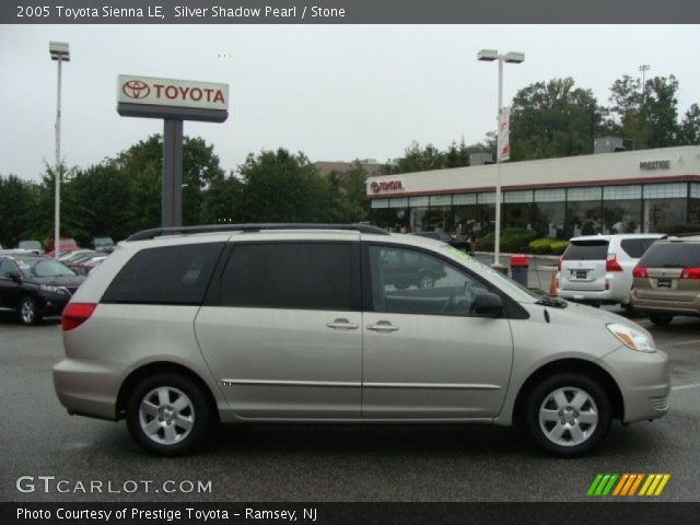 2005 Toyota Sienna LE in Silver Shadow Pearl