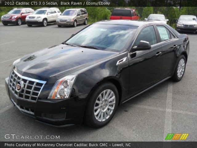 2012 Cadillac CTS 3.0 Sedan in Black Raven