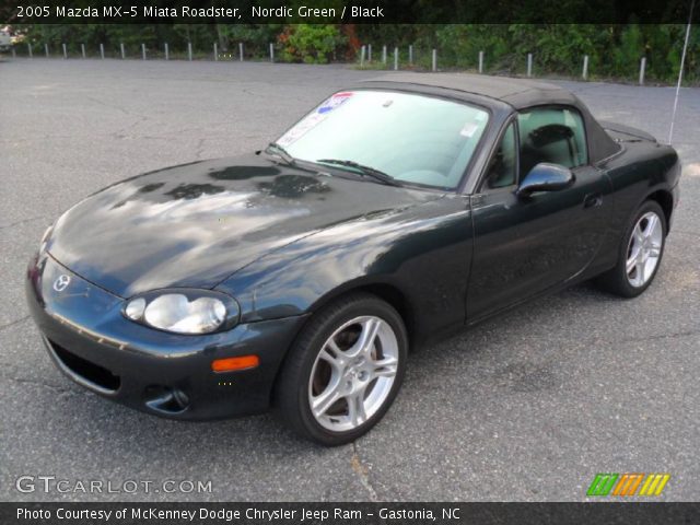 2005 Mazda MX-5 Miata Roadster in Nordic Green