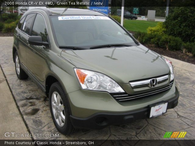 2008 Honda CR-V EX 4WD in Green Tea Metallic