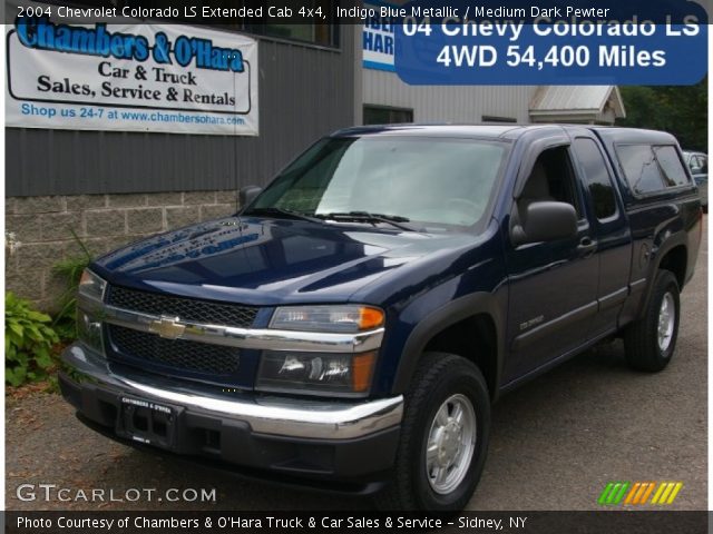 2004 Chevrolet Colorado LS Extended Cab 4x4 in Indigo Blue Metallic