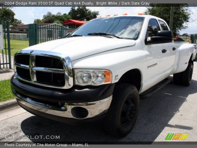 2004 Dodge Ram 3500 ST Quad Cab 4x4 Dually in Bright White