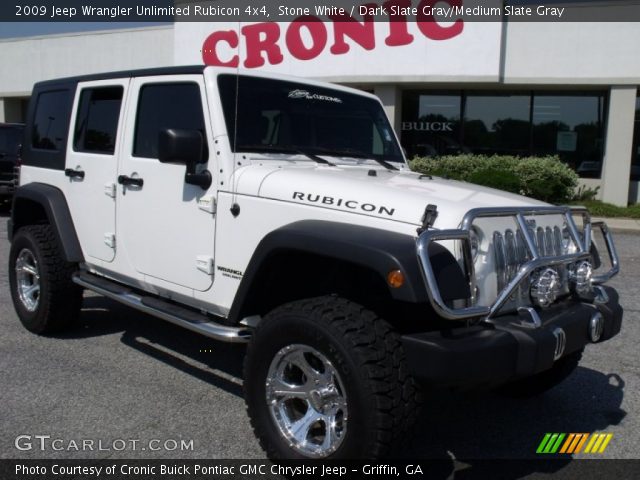2009 Jeep Wrangler Unlimited Rubicon 4x4 in Stone White